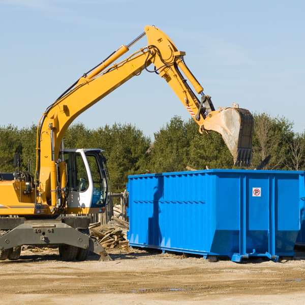 how does a residential dumpster rental service work in Ione